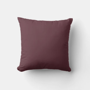 Coussin Couleur solide bordeaux