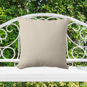 Coussin Couleur solide en lin naturel