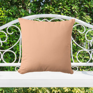 Coussin Couleur solide Fuzz Peach