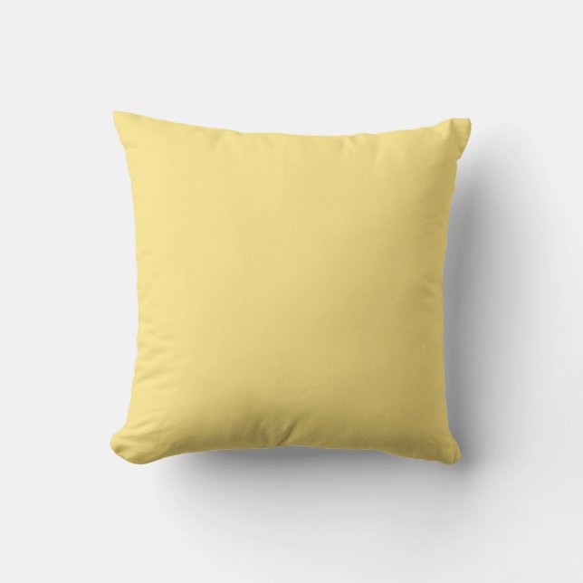 Coussin Couleur solide kaki jaune Jeu d'oreiller (Recto)