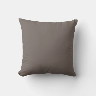 Coussin Couleur solide Mid-tone Brown inspiré par Nutshell