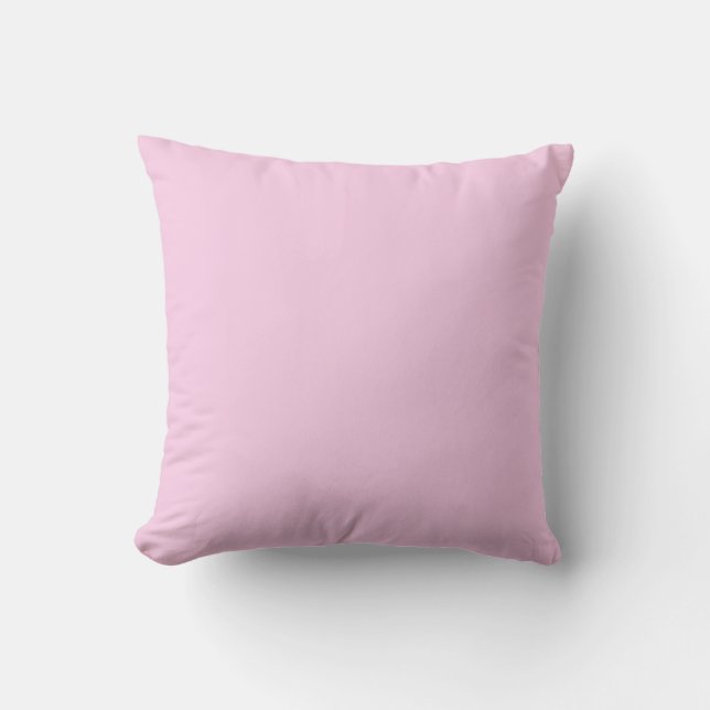 Coussin Couleur solide Rose classique (Recto)