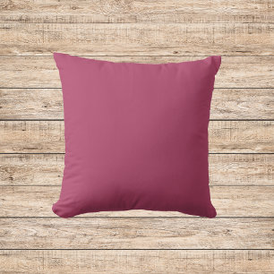 Coussin Couleur solide Rose framboise