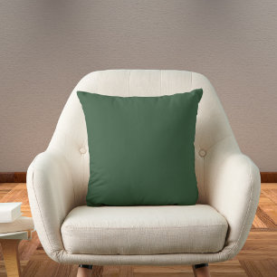 Coussin Couleur solide vert émeraude foncé