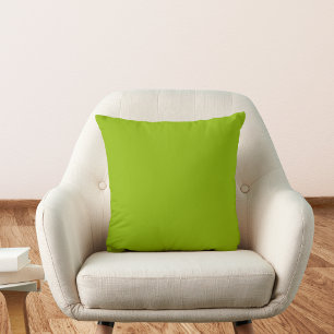 Coussin Couleur solide vert pomme