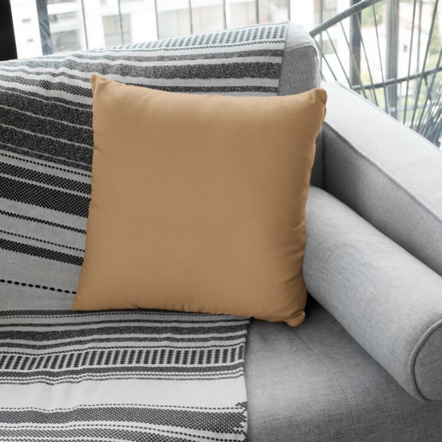 Coussin Couleur tendance - Beige chaud (Créateur téléchargé)