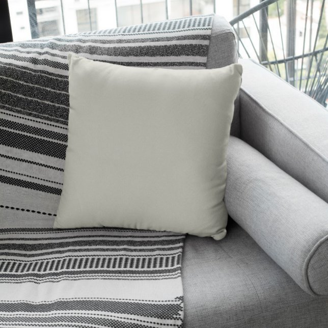 Coussin Couleur tendance - gris argenté clair (Créateur téléchargé)