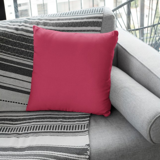 Coussin Couleur Tendance - Magenta Vibrant (Créateur téléchargé)