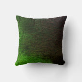 Coussin couleur unie vert émeraude (Verso)