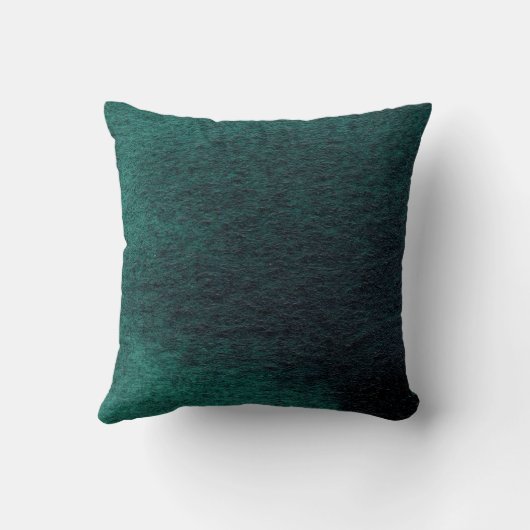 Coussin couleur vert émeraude foncé (Verso)