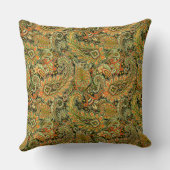 Coussin Couleur verte et jaune agréable (Verso)