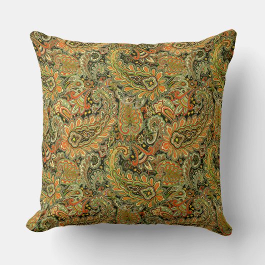 Coussin Couleur verte et jaune agréable (Recto)