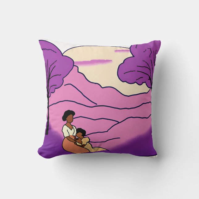Coussin Couleur violet (Recto)