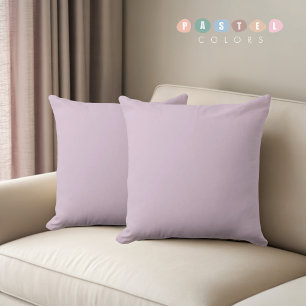 Coussin Couleur violette de lavande pastel souple et solid
