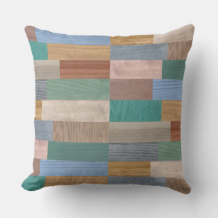 Coussin Couleur Washed Wood Motif Jeu d'oreiller