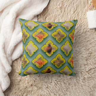 Coussin Couleurs abstraites, faisan, art