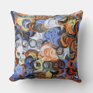 Coussin Couleurs Abstraites Peinture #5