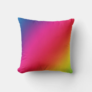 Coussin Couleurs arc-en-ciel Lancer l'oreiller