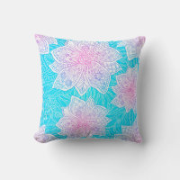 Couleurs bleues et roses ornementent fleurs transp
