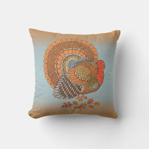 Coussin Couleurs d'automne Homme Turquie Félicitations Feu