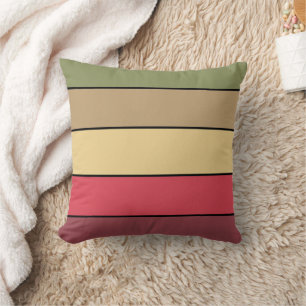 Coussin Couleurs de la Terre de la Saison Automnale sur Pa