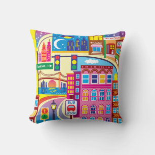 Coussin Couleurs de la ville