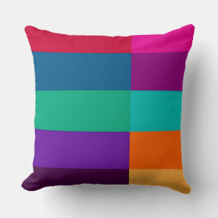 Coussin Couleurs de l'oreiller à lancer en bande