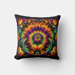 Coussin Couleurs d'Halloween et Vibes Éffrayantes
