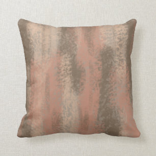 Coussin Couleurs douces Abstraites Beige Brown