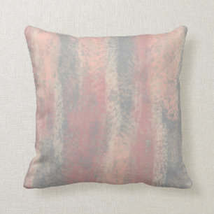 Coussin Couleurs douces Abstraites gris beige rose