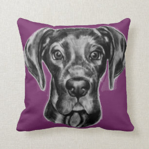 Coussin Couleurs du carreau deux de great dane