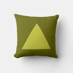 Coussin Couleurs du triangle - Banane sur Dp Olive