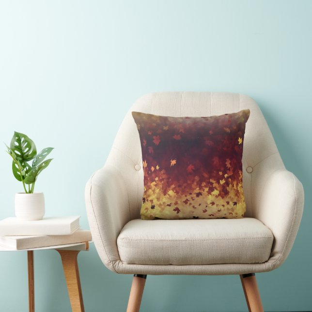 Coussin Couleurs feuille d'automne Ombre (Chaise)
