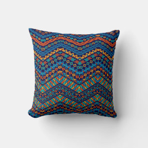 Coussin Couleurs funèbres motifs d'ethnie africaine