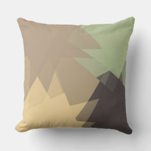 Coussin Couleurs modernes rétro géométrique #11