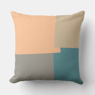 Coussin Couleurs modernes rétro géométriques #40