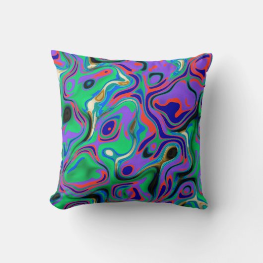 Coussin Couleurs océaniques (Recto)
