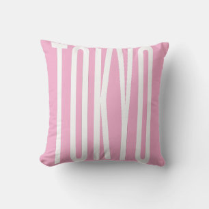 Coussin Couleurs pastel rose minimaliste typographie de To