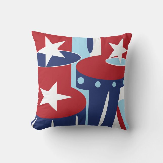 Coussin Couleurs patriotiques (Recto)