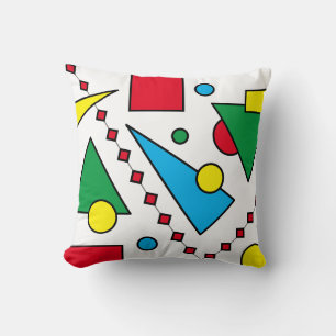 Coussin [Couleurs Primaires Audacieuses Formes Abstrait Gé