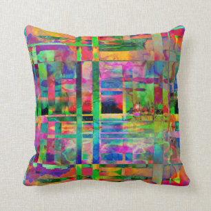 Coussin Couleurs printanières Abstraites