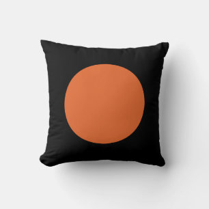 Coussin Couleurs rondes - Rouge Brown et noir