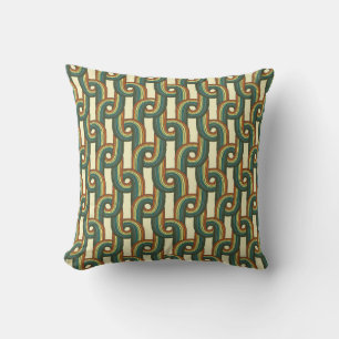 Coussin Couleurs tricotées : motif sans couture dessinée à