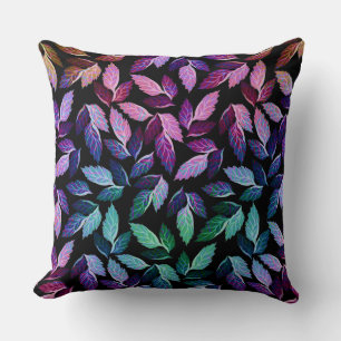 Coussin Couleurs Tropicales Tombant Feuille Jeu d'oreiller