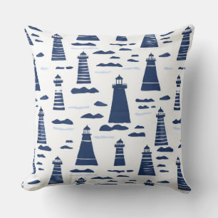 Coussin Couloir à lancer bleu et blanc pour phare nautique