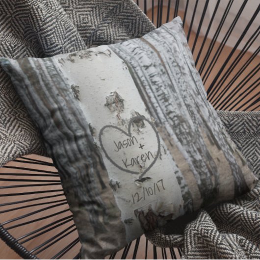 Coussin Country Rustic Carved