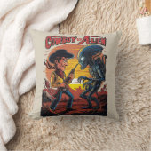 Coussin Coup de feu à Sundown - Cowboy vs Alien (Couverture)