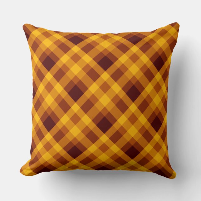 Coussin Coup D'Oreiller Grand Jeu Citrouille Orange (Recto)