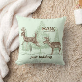 Coussin Coup ! Juste badinant ! Chasse de l'humour (Couverture)