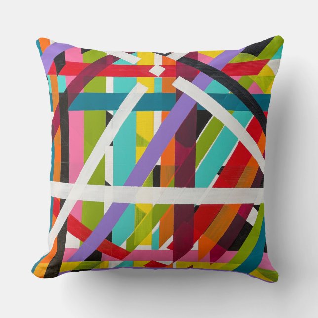 Coussin Coupe 20 x 20 Poly Throw Pillow (Recto)